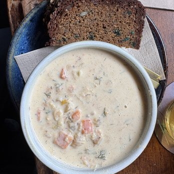 Tigh Neachtain - The seafood soup. - Irish Pub Near Me - Galway, G
