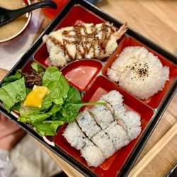 Sushi Ara - combo bento 2 items dinner ($16.99) -- california roll & crunch roll