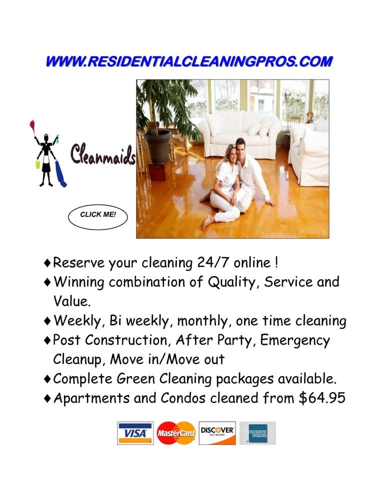 CLEAN MAIDS Updated April 2024 Chicago, Illinois Home Cleaning