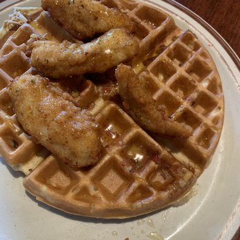 Mimosas Cafe - "Chicken" and Bacon Chicken Waffle - Breakfast & Brunch Near Me - San Jose, California