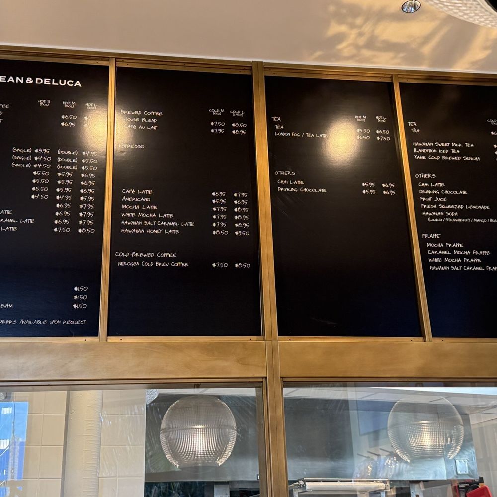 Dean & Deluca Hawaii - The drink menu - Sandwiches Near Me - Honolulu, Hawaii Dean & Deluca Hawaii - The drink menu - Sandwiches Near Me - Honolulu, Hawaii