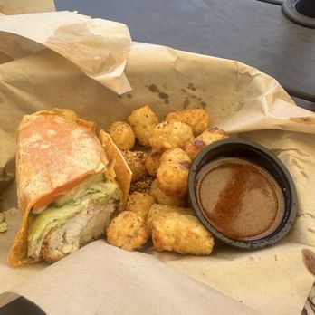 sneakybird - Chicken Wraps (10) Tots - Chicken Wings Near Me - Gilbert, Arizona