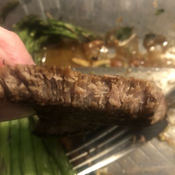 Chili's - My daughter's sad, overcooked, thin, tough sirloin steak. This was supposed to be medium rare but sadly was cooked to inedible. - Bars Near Me - Antioch, California