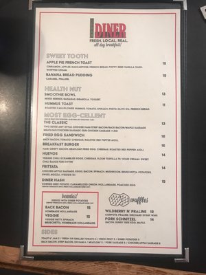 Menu photo 2 Urban Diner Edmonton, AB