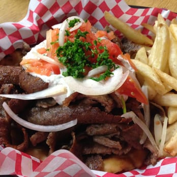 El Basha - gyro sandwich with fries - Middle Eastern Near Me - Omaha, Nebraska