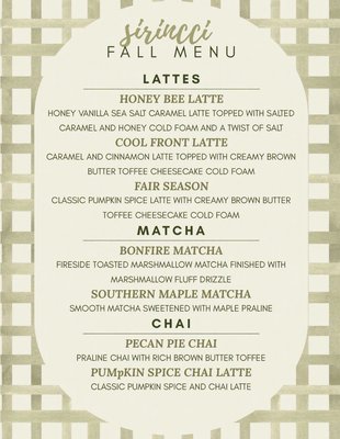 Menu photo 1 Sirincci Coffee Company Slidell, LA