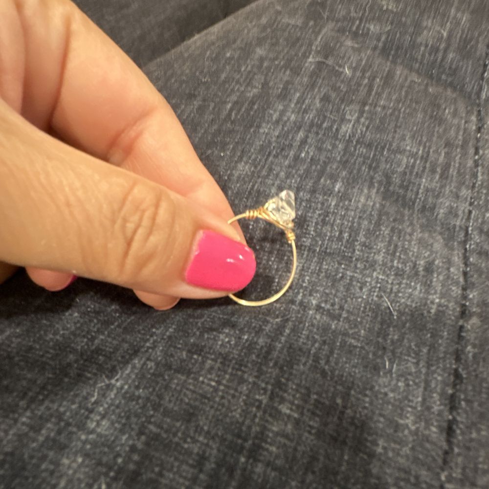 Crystal ring I picked up today! Should of got the other one ! Crystal ring I picked up today! Should of got the other one !