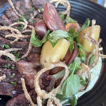 Mandrake Rooftop - Steak with potatoes - Sushi Bars Near Me - Columbus, Ohio