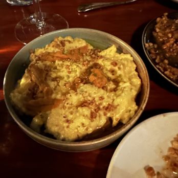 Casa Mono - Creamy Eggs with Sea Urchin , Walnuts , Lime and Ancient Anchovy Oil - Spanish Near Me - New York, New York Casa Mono - Creamy Eggs with Sea Urchin , Walnuts , Lime and Ancient Anchovy Oil - Spanish Near Me - New York, New York
