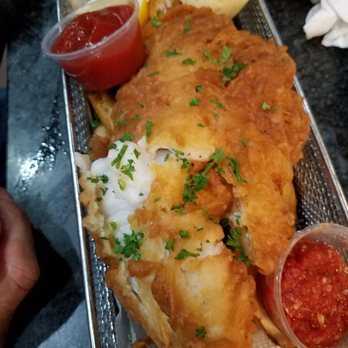 City Squire - Fish and chips. Large piece of fish - Gastropubs Near Me - Schenectady, New York City Squire - Fish and chips. Large piece of fish - Gastropubs Near Me - Schenectady, New York