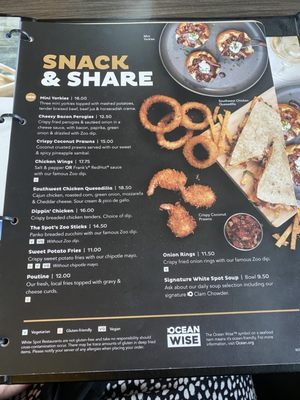 Menu photo 6 White Spot Burnaby, BC