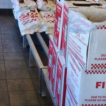 Five Guys - Fries and peanuts - Burgers Near Me - Poway, California