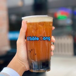 Bubble Bang - passion fruit black tea w/ boba
