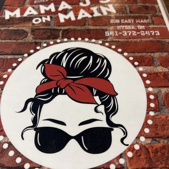 Mama J's on Main - The cover of the menu Mama J'S - Cheesesteaks Near Me - Nyssa, Oregon
