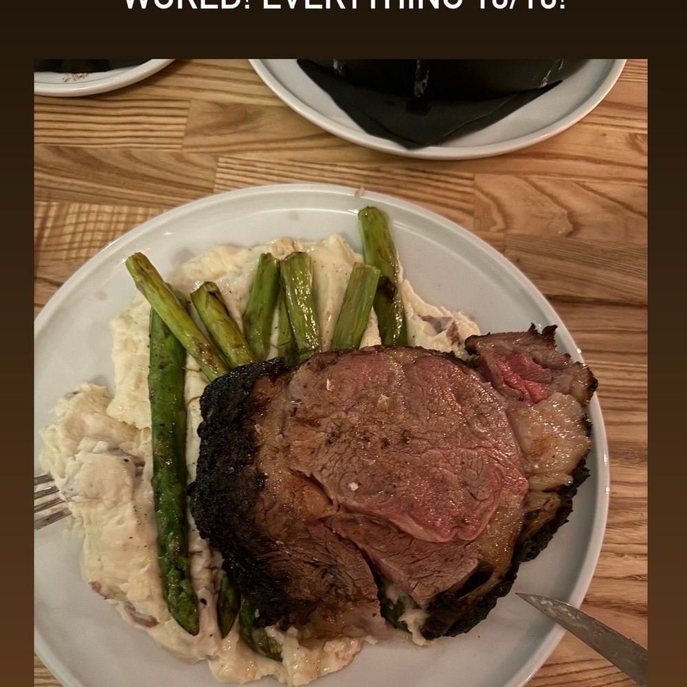 Rare 3001 - Prime rib, mashed potatoes and asparagus - Steakhouses Near Me - Rochester, New York Rare 3001 - Prime rib, mashed potatoes and asparagus - Steakhouses Near Me - Rochester, New York