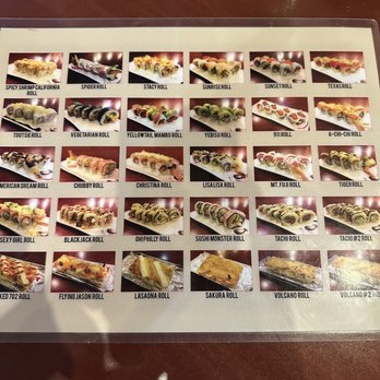 Sushi Tachi - Back of picture rolls menu - Sushi Bars Near Me - North Las Vegas, Nevada Sushi Tachi - Back of picture rolls menu - Sushi Bars Near Me - North Las Vegas, Nevada