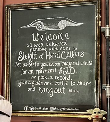 Sleight of Hand Cellars by null