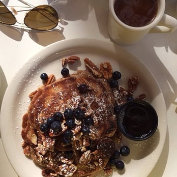 Briarpatch Restaurant - the incredible blue haven pancakes (in natural Florida sunshine) - American Near Me - Winter Park, Florida