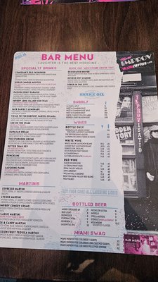 Menu photo 3 Miami Improv Comedy Club and Dinner Theater Doral, FL