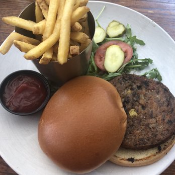Freight Yard Pub & Restaurant - Garden Veggie Burger - American Near Me - North Adams, Massachusetts Freight Yard Pub & Restaurant - Garden Veggie Burger - American Near Me - North Adams, Massachusetts