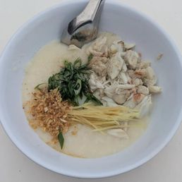 Garlic Blue Crab Congee