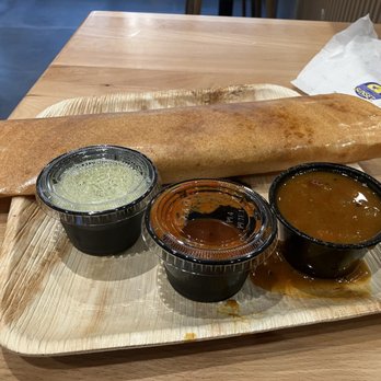 Madras Dosa - Masala dosa either chutneys & sambar - Indian Near Me - New York, New York Madras Dosa - Masala dosa either chutneys & sambar - Indian Near Me - New York, New York