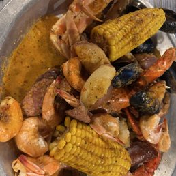 The Cajun seafood boil The Cajun seafood boil