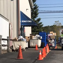 Drop off donations