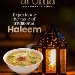 Aroma - Traditional Haleem now available at Aroma Restaurant & Venue. Rich, slow-cooked and full of authentic flavor.