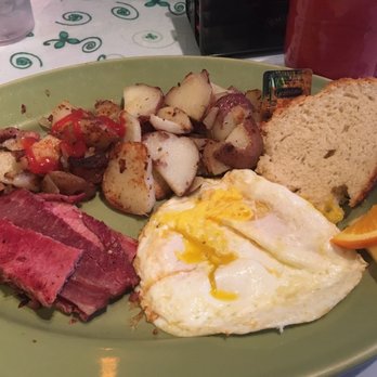 Serving Spoon - St Patrick's Day breakfast special. Yes, that's corned beef and soda bread. Proper! - Cafes Near Me - Menominee, Michigan Serving Spoon - St Patrick's Day breakfast special. Yes, that's corned beef and soda bread. Proper! - Cafes Near Me - Menominee, Michigan