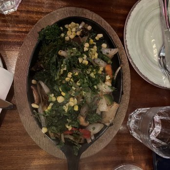 Papito Potrero Hill - Veggie Fajitas (Aerial View) - 6/10 food photography on my end - Mexican Near Me - San Francisco, California