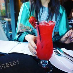 Old City Kitchen and Bar - Watermelon cocktail