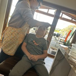 Bug Adieu Lice Removal Service - she was so gentle and great with my kids. this is my 6yr old who had it the worst in the family