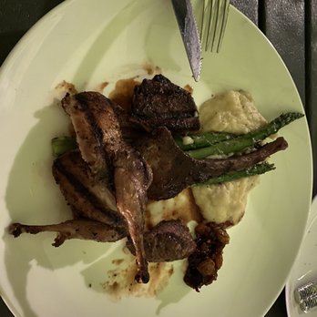 Rainbow Lodge - wild game mixed grill entree - New American Near Me - Houston, Texas Rainbow Lodge - wild game mixed grill entree - New American Near Me - Houston, Texas