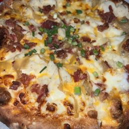 Loaded Mashed Potato Pizza