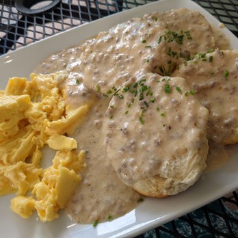 Fork and Spoon - Biscuit Sausage and Gravy - New American Near Me - New Braunfels, Texas Fork and Spoon - Biscuit Sausage and Gravy - New American Near Me - New Braunfels, Texas