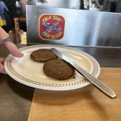 Waffle House - Confederate Flag at the bar.
