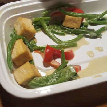 Bangkok Square - Sorry it is the end... i gobbled this tofu green curry bc it is the best i ever had!! (To go) - Thai Near Me - Gainesville, Florida