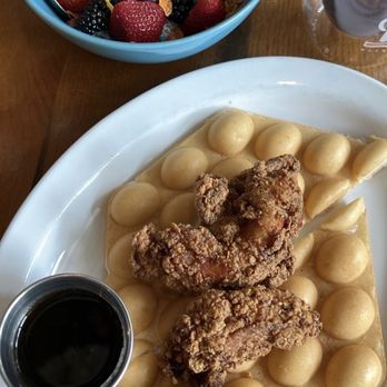 Wake ‘n Bacon - Spiced Maple Chicken n Waffles* - Breakfast & Brunch Near Me - Chicago, Illinois