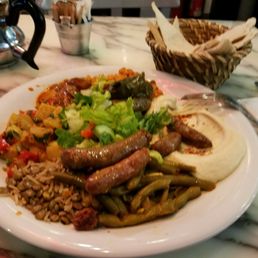 Special mixed mezze plate. The selections might change, but everything on there was great