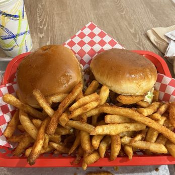 Blazing Hot Chicken - Double Sandwich Combo - Chicken Shop Near Me - Los Angeles, California