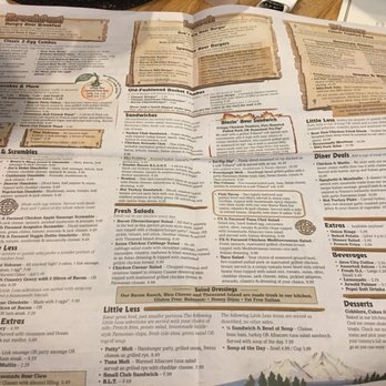 Black Bear Diner Glendale - Adult menu. Very creative. Sad I had to give it back. - American Near Me - Glendale, Arizona