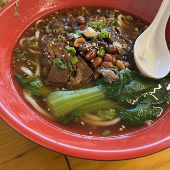 Joy Cup Noodles Mean - beef noodle soup, good beefy flavor, nice noodles. - Noodles Near Me - Honolulu, Hawaii