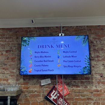 Latitude 39 - Happy hour drink menu - Mediterranean Near Me - Martinsville, Indiana Latitude 39 - Happy hour drink menu - Mediterranean Near Me - Martinsville, Indiana