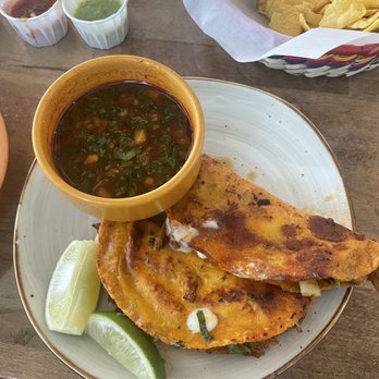 Agua Verde Cafe - Quesabirria (Spicy) - Mexican Near Me - Seattle, Washington