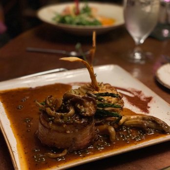 Desert Bistro - Bacon wrapped bison special - New American Near Me - Moab, Utah