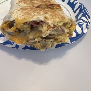Grandma's Diner - Breakfast Burrito with bacon and sausage - American Near Me - Charles Town, West Virginia Grandma's Diner - Breakfast Burrito with bacon and sausage - American Near Me - Charles Town, West Virginia