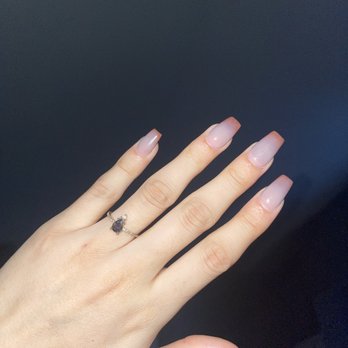 Vida Nail Spa - Tech ken was great, smooth and shaped evenly! Powder nude and brown fade - Nail Salons Near Me - Oakley, California Vida Nail Spa - Tech ken was great, smooth and shaped evenly! Powder nude and brown fade - Nail Salons Near Me - Oakley, California