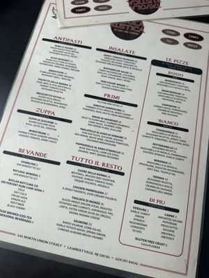 Menu photo 1 Tavola Rustica Lambertville, NJ Menu photo 1 Tavola Rustica Lambertville, NJ