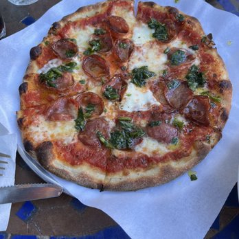 Pizzetta 211 - Pepperoni pizza w basil - Pizza Near Me - San Francisco, California